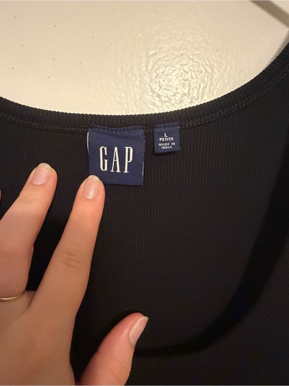 GAP Black Asymmetrical Sleeveless Dress - Picture 4 of 7